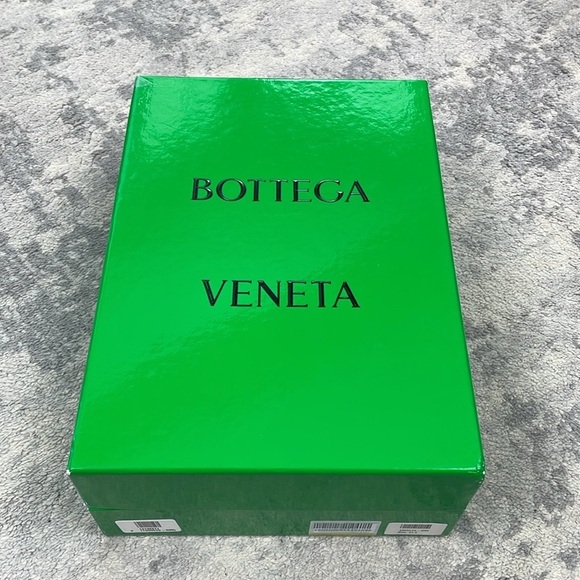 Bottega Veneta Shine Heeled Ankle Boots Rubber Rain Deep Teal Jade Sz 36 - Picture 6 of 16